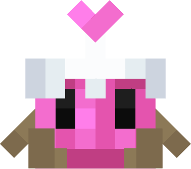 Pink Heart Cupcake Plushie