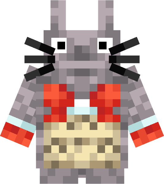 Grey Totoro Plush
