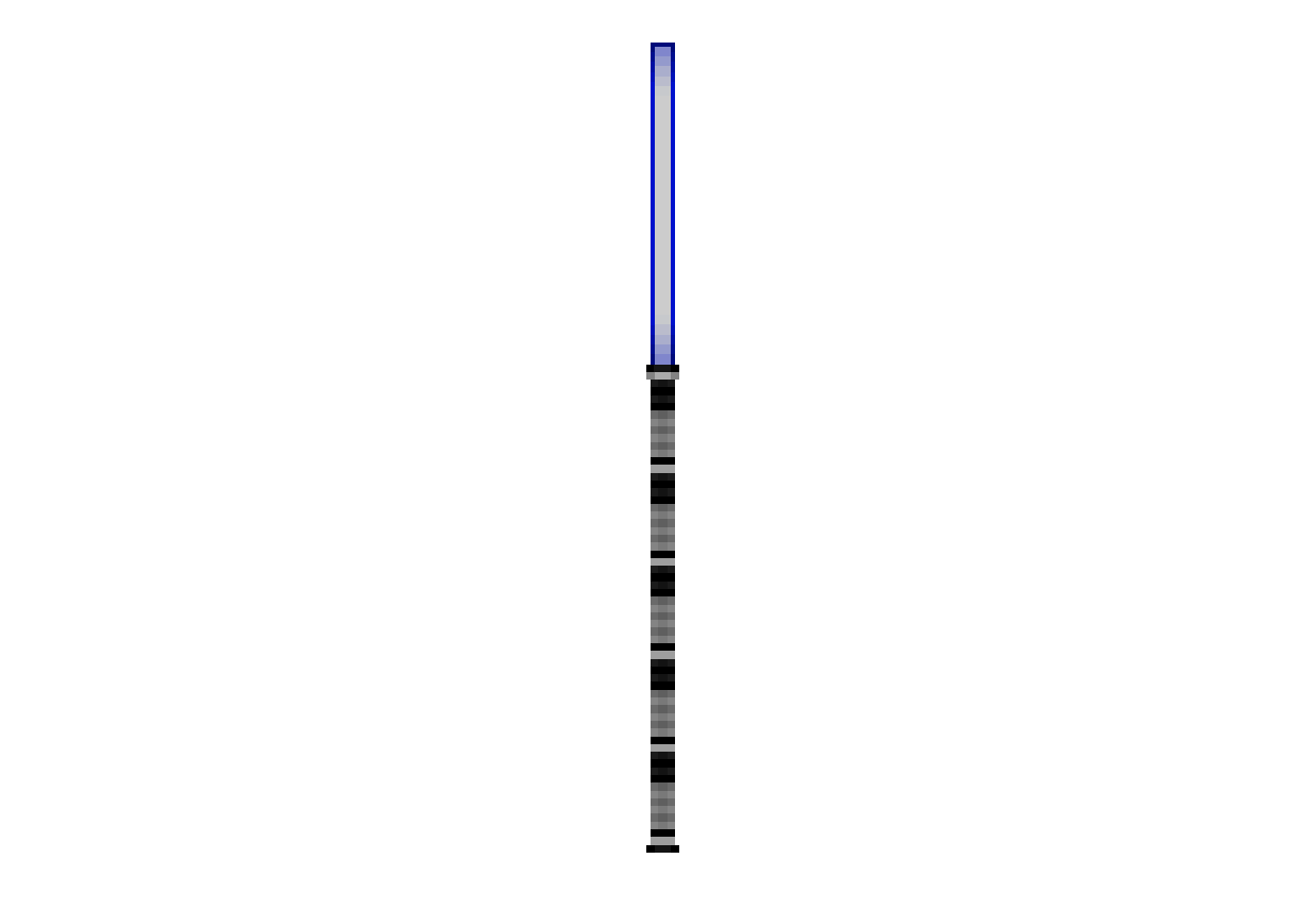 Blue Long Saber