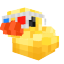 3D Glasses Duck