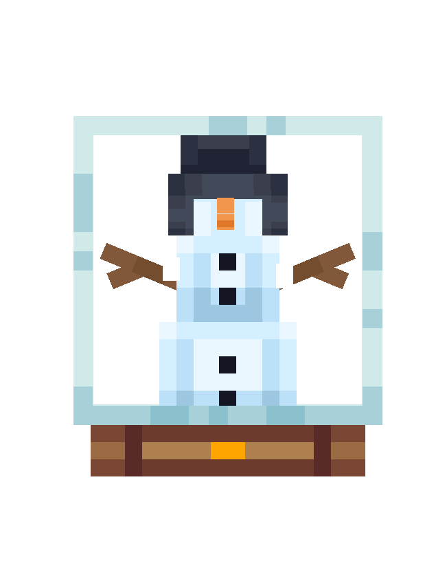 Snowfall Snowman