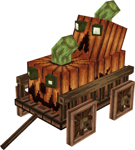 Large Pumpkin Cart