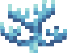 Large Blue Coral
