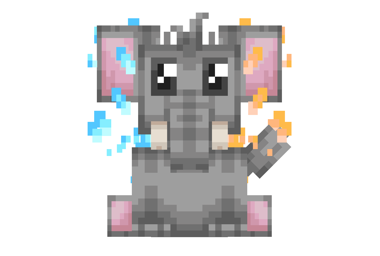 Animated Elephant Plushie