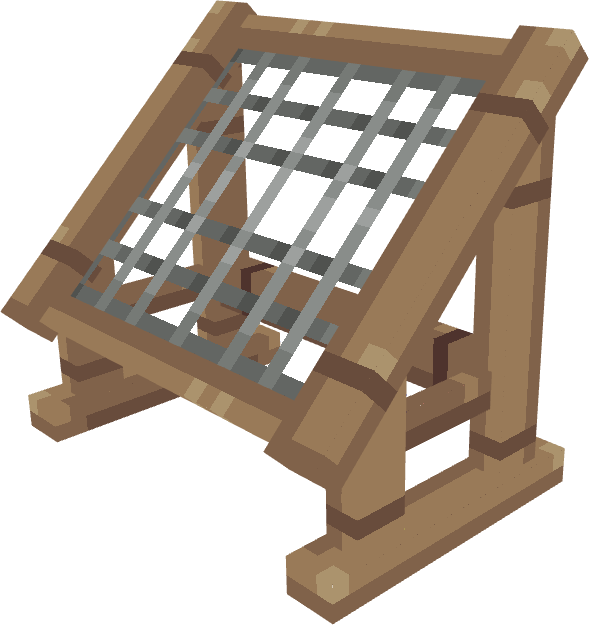 Small Empty Fish Rack
