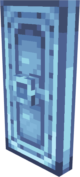 Blue Iron Door